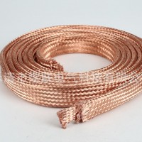 厂家直供镀锡裸铜编织导电带端子铜排镀锡铜线软连接可定制