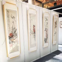 无逢展板直排搭建