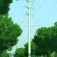 长沙市10kv18米转角钢杆 双回路10kv耐张钢杆