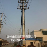 湘潭市双回路10kv电力钢管塔 多回路35kv电力钢管塔