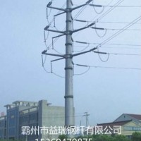 岳阳市11米转角钢杆 双回路耐张钢杆 霸州市益瑞