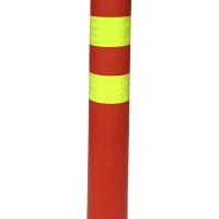 粤盾交通PE塑料弹力柱警示柱柔性禁止柱橡胶车位塑料桩
