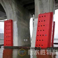 固定式钢覆复合材料桥梁防撞设施，桥梁防撞护舷，防船撞装置