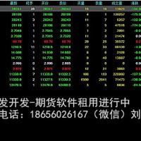 期货软件定制搭建用的舒坦也便宜