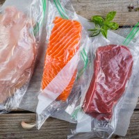虾仁尼龙包装袋,耐低温冷冻袋,可包装鱼类,肉类冷冻