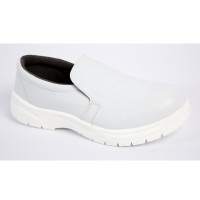 白色防砸防静电安全鞋 可订做长筒防护钢头鞋
