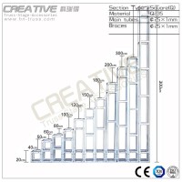 镀锌钢铁桁架广告展示背景架喷绘架桁架厂家湖南