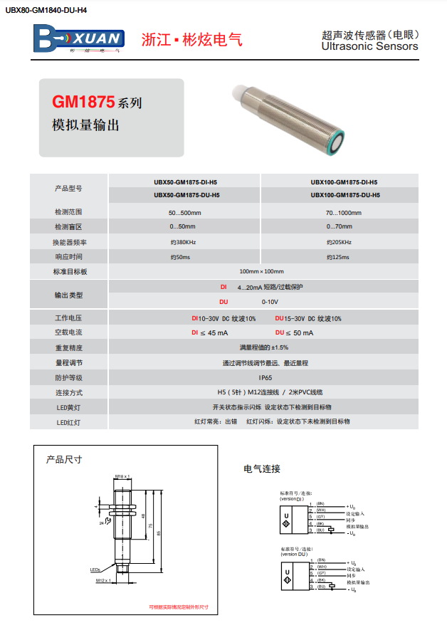 GM1875模拟量输出